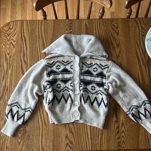 Cozy Beige Patterned Sweater